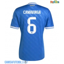Camisa de time de futebol Real Madrid Eduardo Camavinga #6 Replicas 3º Equipamento 2025-26 Manga Curta